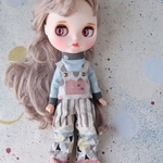 ＊オーバーオール＊２点セット＊1227＊ブライスアウトフィット＊ blythe outfit＊ブライス ＊
