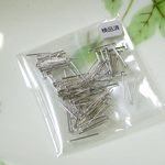高品質　本ロジウムco　Tピン　１００本前後　１２mm　C−１２