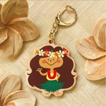 ALOHA♪ KAPUA ウッドキーホルダー