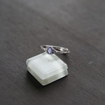 タンザナイト　トリプルCZラインリング　SILVER925