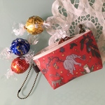 SALE!リバティビニコのちっちゃなポーチ＊クリスマス