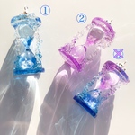 雲レジン☆空玉☆砂時計に閉じ込められた空☆チェーン