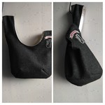 ウールワンハンドルチャコールバッグ