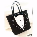 I ♥︎ tuxedo bag (black)