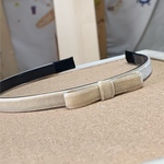 ベロア カチューシャ  シングルリボン　キッズ