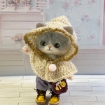 ❁︎送料無料❁︎羊毛フェルト猫　ハチワレ