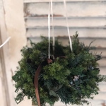 大人シックなクリスマスゆらゆらリース