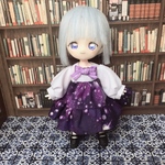 【オビツ11 服】コスモティックふんわりワンピ