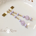 貼るピアス♡パープル