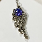 アンティーク  天使の羽根 angelネックレス レジン