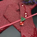 【クリスマス企画第七弾】873帯揚げ5点セット 総絞り