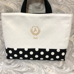イニシャル お名前刺繍入り レッスンバック☆