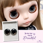 ブライス＊アイチップ 14mm  ブラウンスワロ　足短め