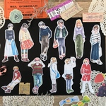 組み合わせ自由☆女の子フレークシール