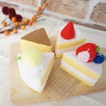 【受注製作】プチケーキセット④*フェルトでままごと