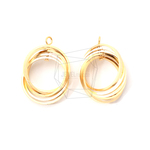 PDT-1899-MG【2個入り】マルチサークルペンダント,Multi Circles Pendant