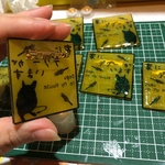 【受注生産】家に○○がいまシリーズ:ピンバッジ