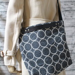 ミナペルホネン生地使用3WAYバッグ（タンバリン・ウールリネンcharcoal ）
