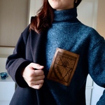 2019新作ーアートウールニット「Art Wool Knit」男女兼用ー猫じゃらし