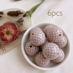 6pcs Handmade* 資材 B-583 ennui check ※色注意
