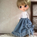 デニムスカートセット ブライスサイズ