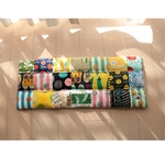 【 限定１ 】* ラプセニ *　小さなパッチワークマット③　30ｃｍ×76cm