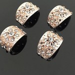【No.26】【2個】センターパーツ ストーン付 リボン資材