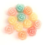 薔薇のデコパーツ*14個