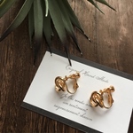 triple ring earring