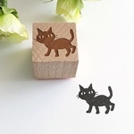 ★ 黒猫はんこ！連ねて可愛い♪