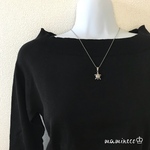 ステンレス製 カメモチーフ ボールチェーンネックレス  