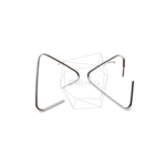 ERG-1173-R【2個入り】トライアングルピアス/Triangle Post Earring/22mm X 24mm