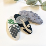 ミナペルホネンஐ 刺繍のパッチンピン 3点セット ⑅◡̈*キッズ&ベビー✦ฺプレゼントにも