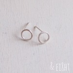 【受注制作】 Silver Circle　ピアス