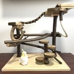 【ぺちぎん様オーダー】自然木バードジム