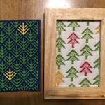 【papanda1025様専用】受注発注・こぎん刺し 2点