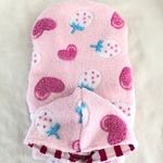 SALE☆ストロベリー×ハートファーパーカー♡ピンク