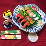 好きなお寿司選べます！ミニチュアお寿司と箸セット