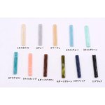 送料無料 20個 アクリルパーツ スティック 5×35mm 1穴【20ヶ】 A1542-8