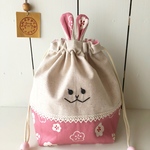 うさぎさん  お祭りきんちゃく
