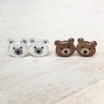 くまorしろくま ピアス