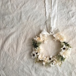 flower crown  《ivory anemone》