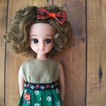 ♡リカちゃんレトロなシンプルワンピース♡