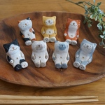 ごろごろねこのおすわり箸置き