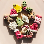 ミニミニクリスマスクッキー缶