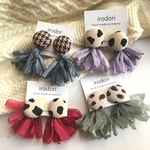 フリルタッセルピアス