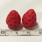 【デコパーツ】イチゴ　2個セット②
