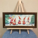 クリスマス小さなサンタたち