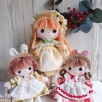 「m様オーダー品」カントリードール　リバティ　ビオラちゃん(黄)他2体