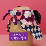 minminマント・和風（市松模様）Mサイズ